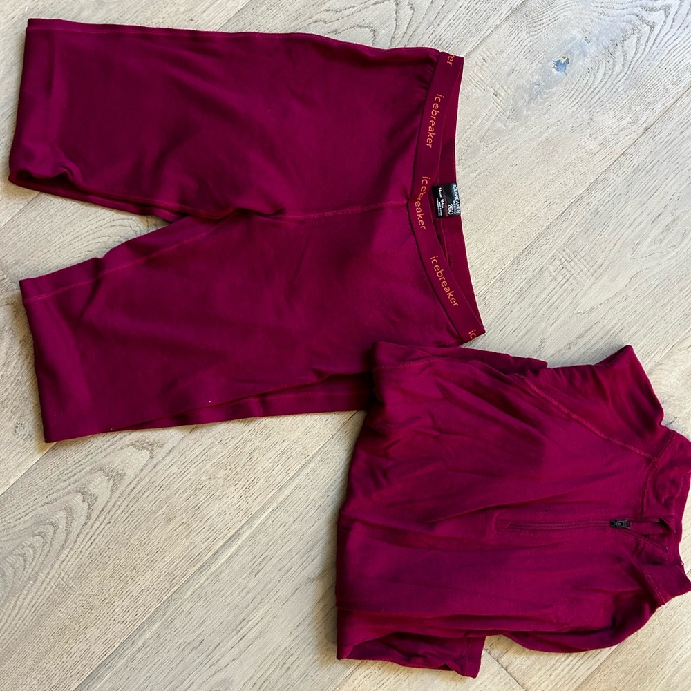 Icebreaker kids thermal set